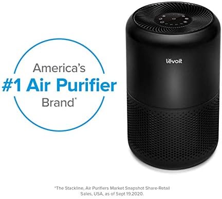 LEVOIT Air Purifier for Home Allergies Pets Hair in Bedroom, H13 True HEPA Filter, Covers Up to 1095 Sq.Foot Powered by 33W High Torque Motor, Remove 99.97% Dust Smoke, 0.3 Microns, Core 300, Black - Image 2