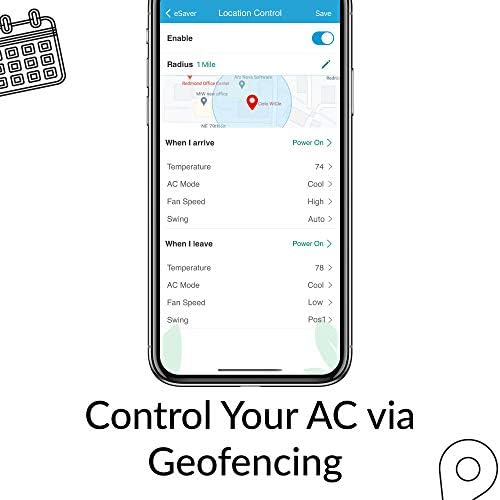 Cielo Breez Plus Smart Air Conditioner Controller | Smart Thermostat for Mini Split, Window & Portable ACS | Alexa, Google, Siri, SmartThings, IFTTT | iOS & Android | Inbuilt Temp & Humidity Sensors - Image 8