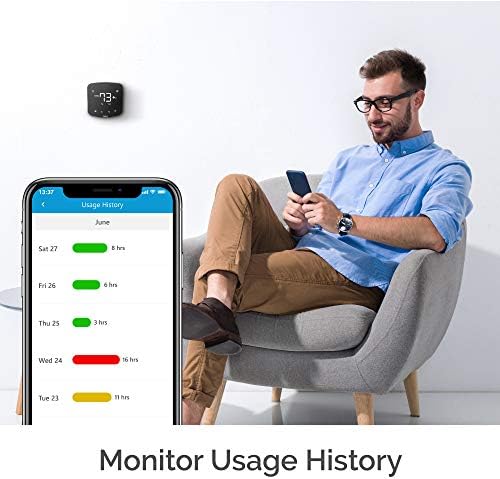 Cielo Breez Plus Smart Air Conditioner Controller | Smart Thermostat for Mini Split, Window & Portable ACS | Alexa, Google, Siri, SmartThings, IFTTT | iOS & Android | Inbuilt Temp & Humidity Sensors - Image 5