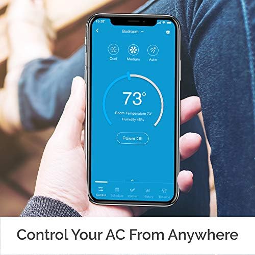 Cielo Breez Plus Smart Air Conditioner Controller | Smart Thermostat for Mini Split, Window & Portable ACS | Alexa, Google, Siri, SmartThings, IFTTT | iOS & Android | Inbuilt Temp & Humidity Sensors - Image 3