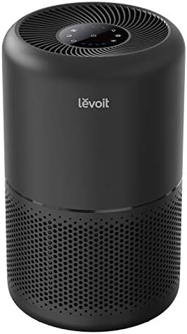LEVOIT Air Purifier for Home Allergies Pets Hair in Bedroom, H13 True HEPA Filter, Covers Up to 1095 Sq.Foot Powered by 33W High Torque Motor, Remove 99.97% Dust Smoke, 0.3 Microns, Core 300, Black